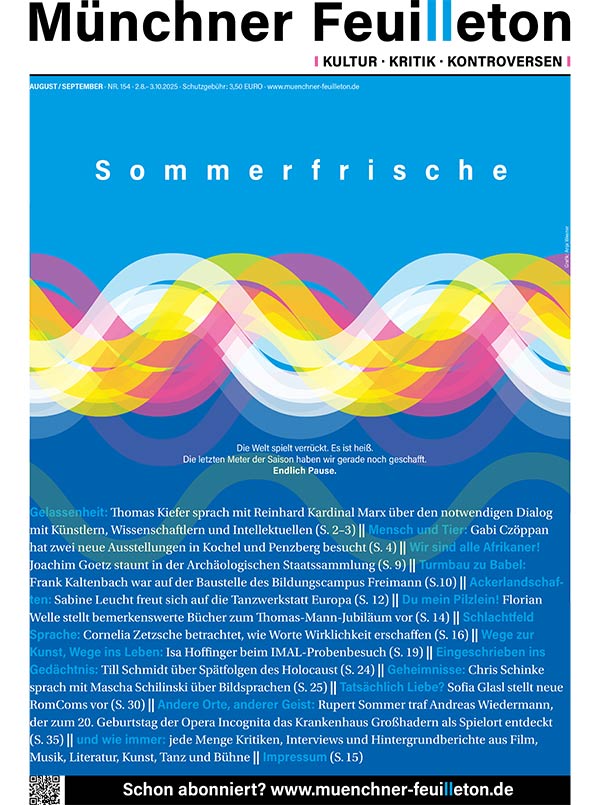Münchner Feuilleton Ausgabe 154 August/September 2025